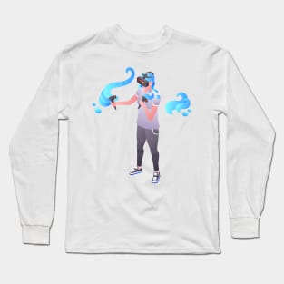 Vr waves Long Sleeve T-Shirt